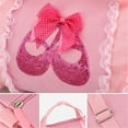 thumbnail image 7 of Cute toddler,Ballet Bag For Little Girl Ballet Bag Small Duffle Bag Backpack Gym Bag For Girls (Purple Shoes) 32*19*19cm, 7 of 7