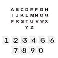 thumbnail image 1 of Thinsony Number Stencil Kit to Use Craft Home Letters Templates Reusable Alphabet Pattern Scrapbooking Drawing Using Accessories 26 Letters/10 Number, 1 of 6