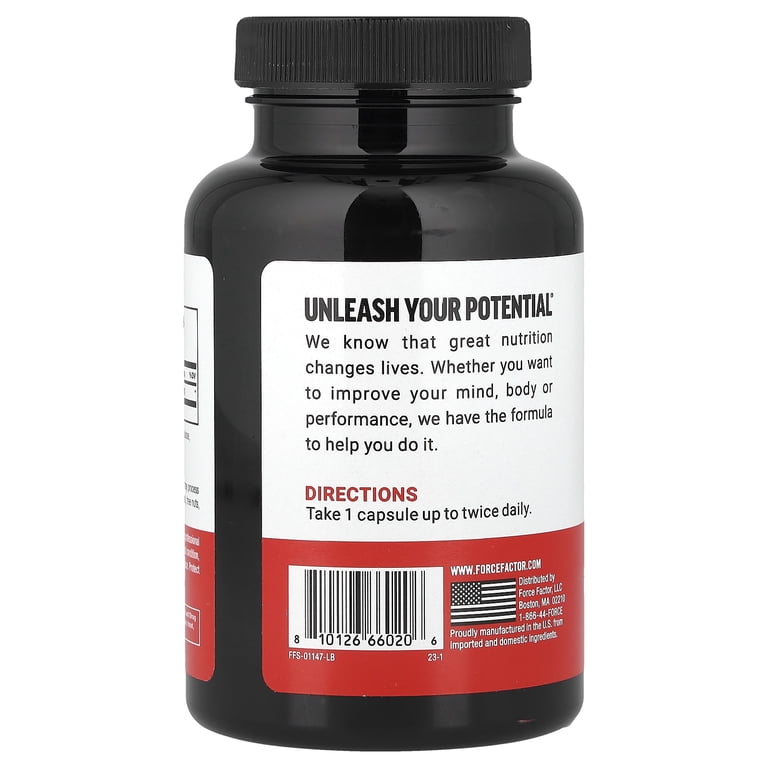 acetyl l carnitine when to take Force Factor Acetyl L-Carnitine, 500 mg, 100 Veg Capsules, Brain & Nerve  Function, Cellular Energy