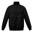 thumbnail image 5 of Men's Womens Long Sleeve Stand Collar Scrub Jacket Medical Uniform Multi Pocket Thick Warm Easy Care Black M, 5 of 5