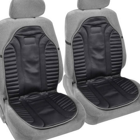 Bdk Foam Pad Car Seat Cushion 2pc Ergonomic Cover Black