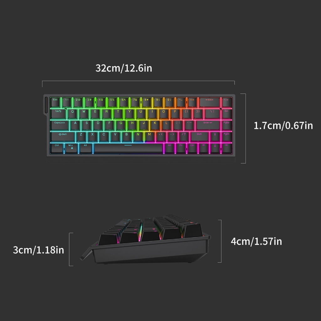 HE65 Mechanical Keyboard Switches Color Backlighting For Rapid Responsing And Smooth Typing For Various Setting