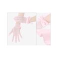 thumbnail image 3 of Guantes cortos de encaje para mujer INSPIRE CHIC con lazo, guantes de malla con lunares para bodas y fiestas de té, talla única, color rosa, 3 of 6