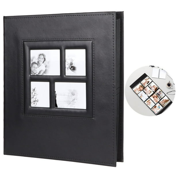 Photo Album for 4 x 6 Pictures, 600 Photos Faux Leather Cover