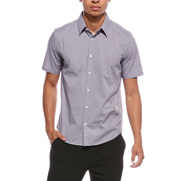 Theory mens Irving Shirt, s, Purple