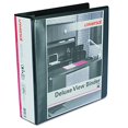 thumbnail image 1 of Universal 20731 Deluxe Round Ring View Binder, 2" Capacity, Black, 1 of 2