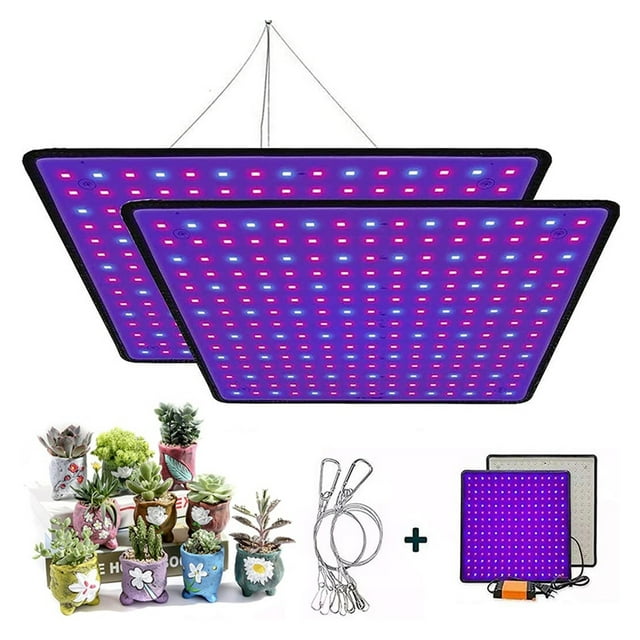 2PCS 2000W LED Grow Light Full Spectrum Phyto Lamp Indoor Phytolamp for Flowers Red Led Plant Growth Light Grow Tent ,Easy Installation