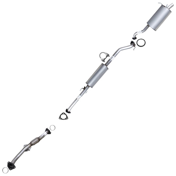 Northeastern Exhaust | Stainless Steel Front Pipe, Resonator Assembly & Muffler Exhaust System Kit Fits 2015–2016 Honda CR-V 2.4L SUV – Direct Fit