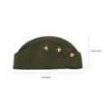 thumbnail image 2 of Sombrero de baile marinero, baile cuadrado, actuación, velero, abanico, azafata, barco, otoño, tres estrellas, trigo, boinas, gorra militar (verde militar), 2 of 7