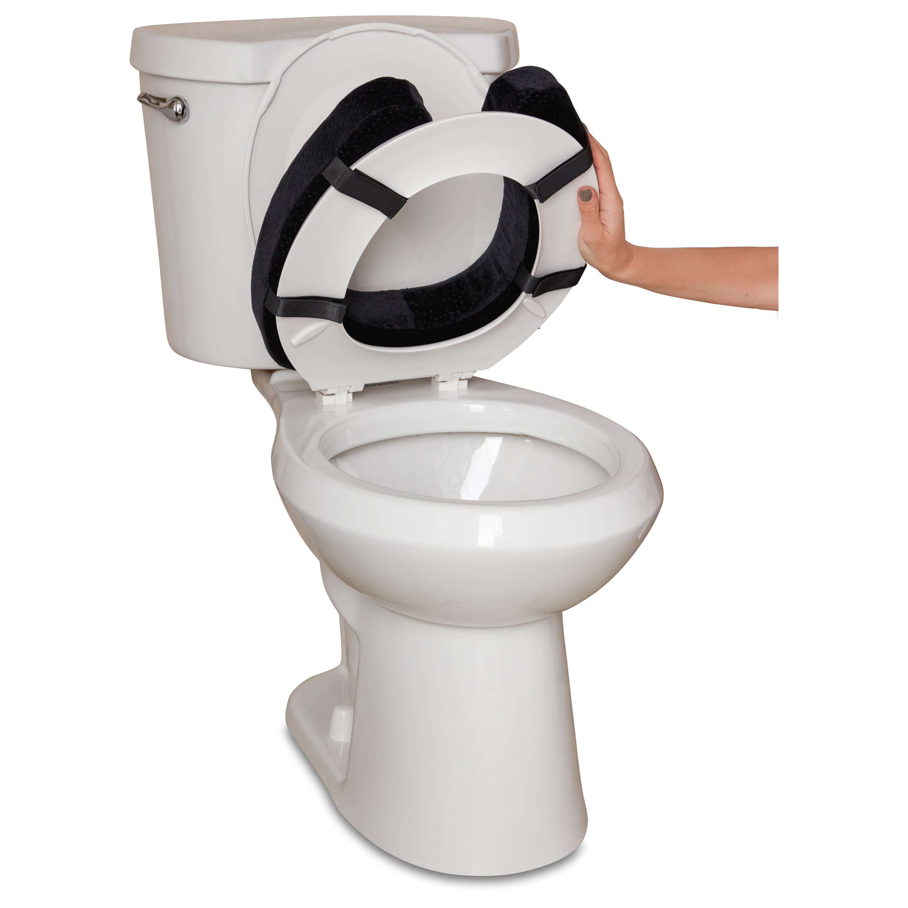 Fomi Toilet Seat Cushion  Strap Secured, Memory Foam Filling : Target