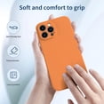 thumbnail image 2 of for iPhone 12 Pro Max Case with Screen Protector,Complete Protection with Enhanced Camera Lens Cover,Soft Silicone Protective Phone Case for iPhone 12 Pro Max 6.7",Papaya Orange, 2 of 13