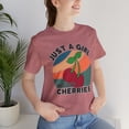 thumbnail image 2 of Just a Girl Who Loves Cherries T-Shirt, Cherry Lover tee, Girls Gift, 2 of 2