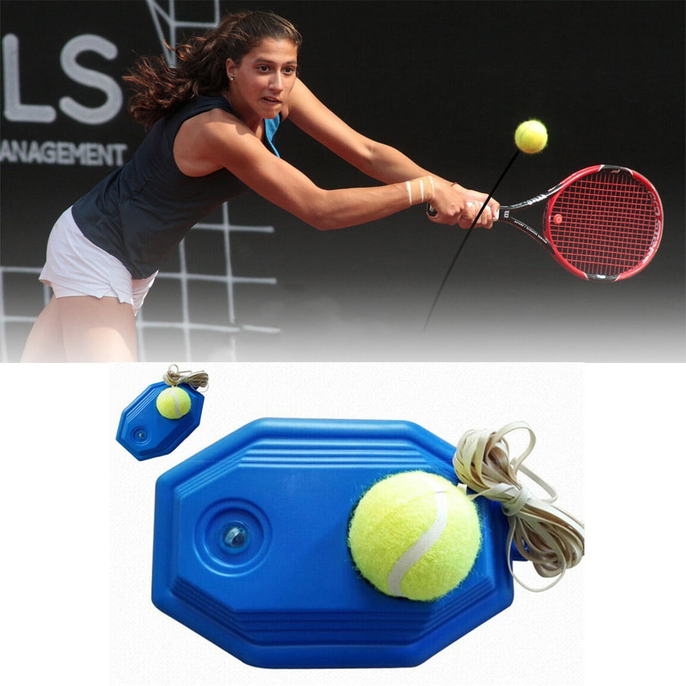 Portable Tennis Training Practice Trainer Swing Tool Stereotype Ball Machine Set 