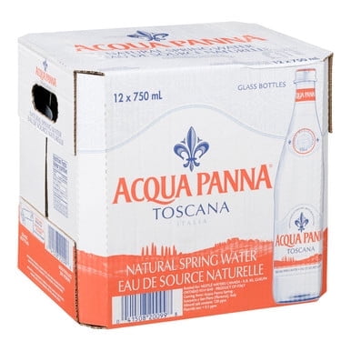 Acqua Panna Natural Spring Water, Glass | 750ML/Unit, 12 Units/Case