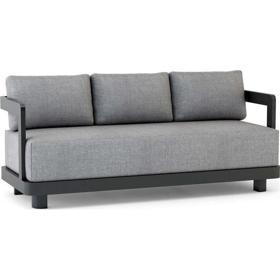 Anderson Teak DS-903-AL 71 in. Granada Deep Seating Aluminum Sofa