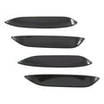 thumbnail image 1 of 4 cubiertas para manijas de puertas de coche, antiarañazos, pegatinas exteriores para coche. Fibra de carbono negra, 1 of 7