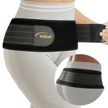 Vlela Sacroiliac Support Belt Sciatica Belt Pain Relieve SI Joint Sacroiliac Belt Hip Support Lower Back Brace for Women and Men-L/XL