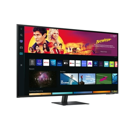 Samsung - M7B Series 43" Smart Tizen 4K UHD Monitor with HDR10 (HDMI, USB-C) - Black