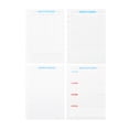 thumbnail image 1 of OULII 1 Set Binder Journal Notebook Refill Paper Assorted Color for Daily Use, 1 of 6