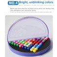 thumbnail image 2 of Tholdsy Rompecabezas 3D Wisdom Beads Mind Game 178 Challenges Pyramid Plate Toy Beads Juego educativo Juguetes para niños Juguetes Educativos Naranja Tholdsy FN003202-01, 2 of 6