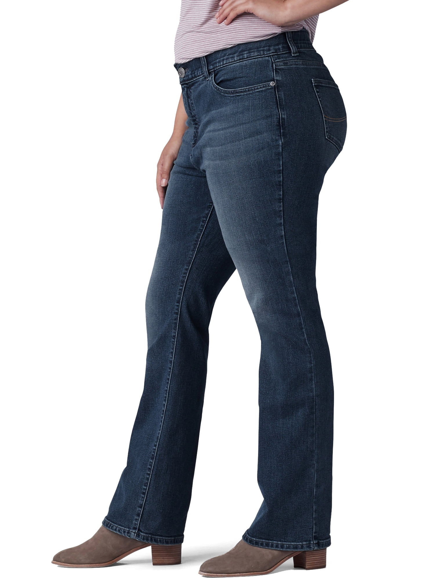Lee Womens Plus-Size Flex Motion Regular Fit Bootcut Jean 