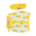 thumbnail image 1 of Harness, Small Dog Harness Comfortable Adjustable Breathable  For Chinchillas For Rabbits For Guinea Pigs For Ferrets S Yellow Pineapple, 1 of 8