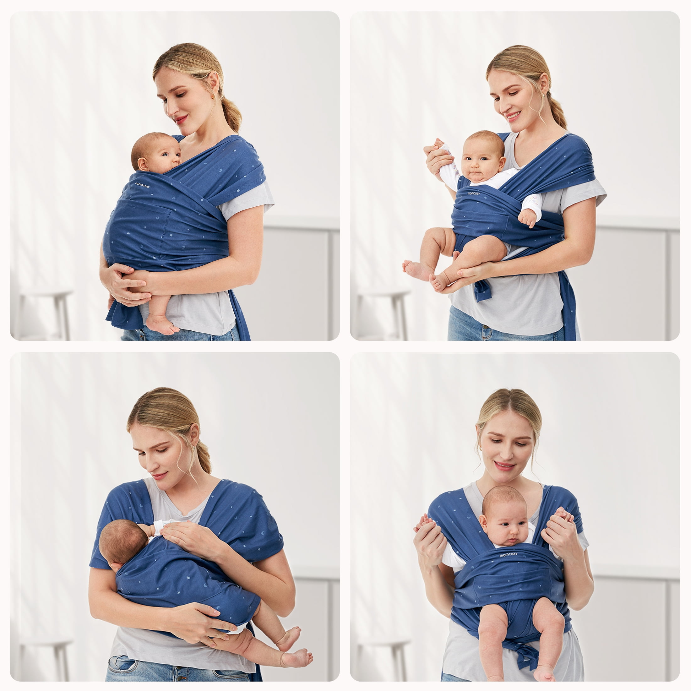 Moby wrap front facing sale