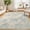 Beige Brown, variant on Reepow 8x10 Green Machine Washable Floral Area Rugs with Non-Slip Backing Soft Boho Indoor Carpets for Living Bedroom Dining Room Office