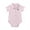 Pink, variant on WIBACKER Baby Boy Girl Short Sleeve Polo Bodysuit 100% Cotton Onesie Summer Romper 0-3 Months Newborn