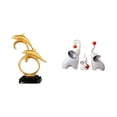thumbnail image 1 of Figura de delfín,Colección de adornos de escritorio con figuras de delfines,Estatua decorativa moderna para el hogar,artesanías artísticas,Esculturas de elefantes,Estatuas de, 1 of 8