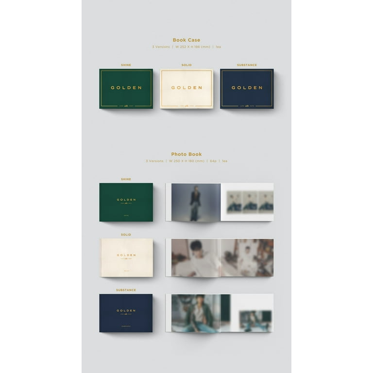JungKook Jung Kook BTS 'GOLDEN' 1st Album official photocard postcard 