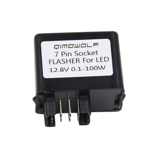 Sidaley Relé Intermitente Señal de giro Enchufe de 7 clavijas Indicador Relés Fuente de alimentación Accesorio universal Iluminación Aparato Accesorios para motos Sidaley VI020044-00