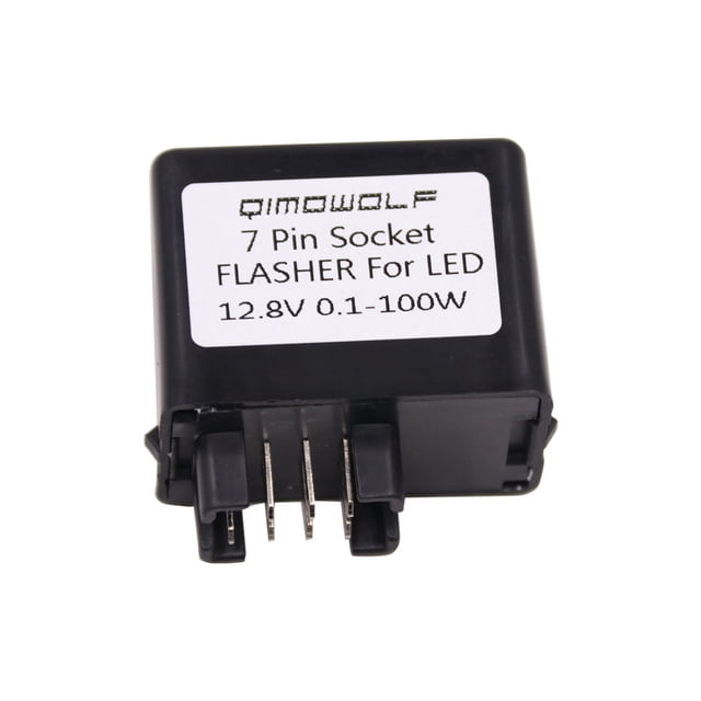 Sidaley Relé Intermitente Señal de giro Enchufe de 7 clavijas Indicador Relés Fuente de alimentación Accesorio universal Iluminación Aparato Accesorios para motos Sidaley VI020044-00