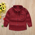 thumbnail image 2 of ANINEO Boys Button Down Shirt Kid Flannel Shirt Toddler Buffalo Plaid Shirt Boys Western Shirts Long Sleeve Shirt, 2 of 7