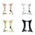 thumbnail image 2 of Band 8 Pcs Watch Band Connector Black Gold Rose Gold Silver Alloy Strap Connection Adapter For   Watch 2 1, 2 of 8