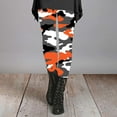 thumbnail image 2 of JJHGVB Camo Leggings for Women Fall Leggings Squat Proof Leggings for Women Womens Slacks for Work Women's Comfy Pants Loose Pants Women Yoga Pants Orange 2XL, 2 of 4