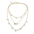 thumbnail image 1 of SIfdSeng Collier de Mode Collier Amour Éternel Collier Créatif 3 Couches, 1 of 9