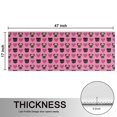 thumbnail image 5 of Kitchen Rugs Sets Of 2,Pink Pug Puppies Anti Fatigue Kitchen Mat Rugs Non Slip Washable,Decorative Kitchen Floor Mats for Kitchen,Sink,Laundry,17"X47", 5 of 5