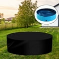 thumbnail image 3 of Pnellth Pool Cover Foldable Drawstring Design Round Waterproof Dustproof Oxford Fabric Washable Protection Pet Pool Supplies, 3 of 9