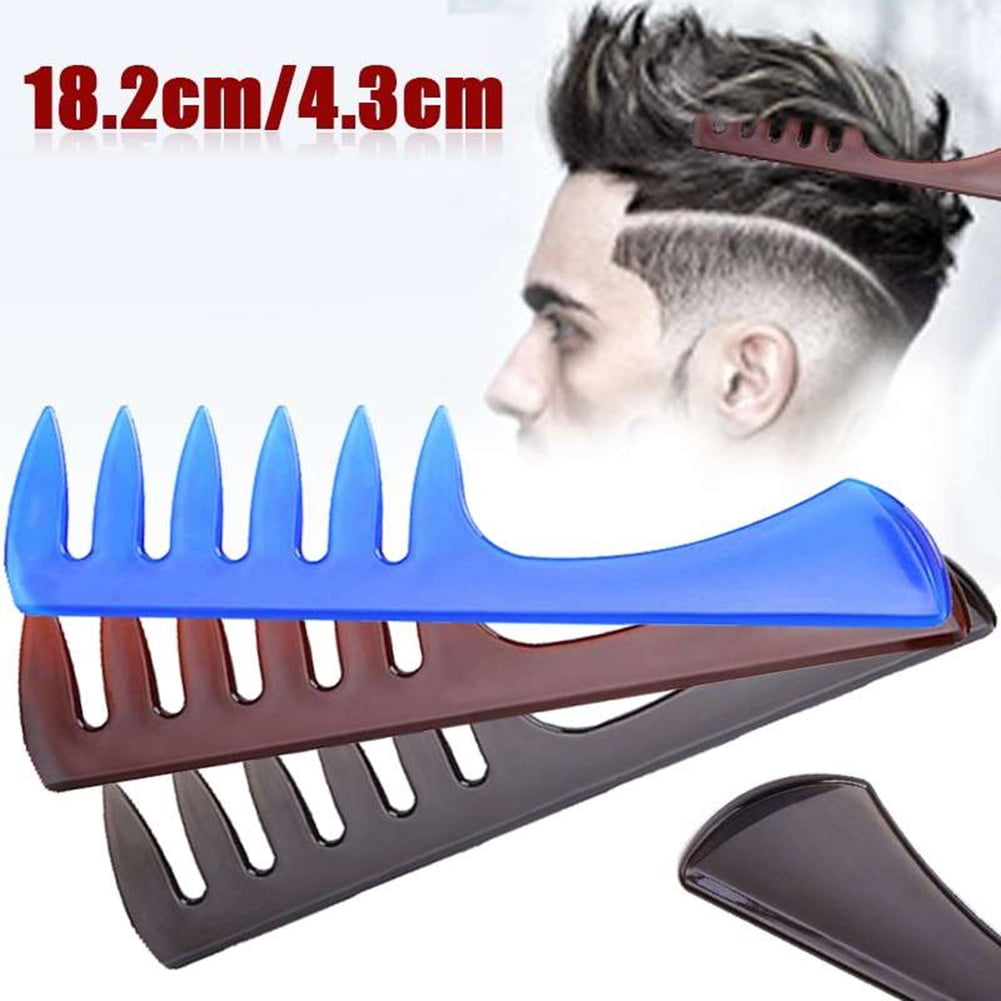 Bcloud Professional Men Wide Tooth Comb Salon Barber Hairdressing Styling  Hair Brush 