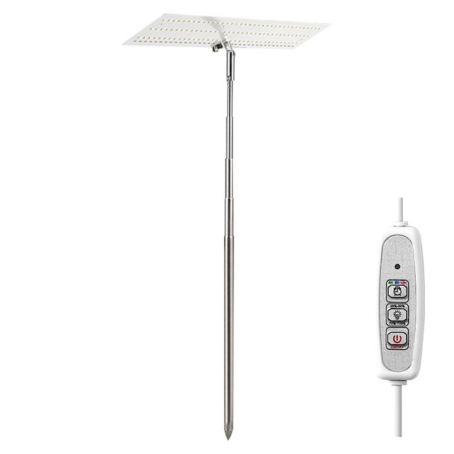 Lámpara LED Cultivo Pie Duradera IP54 Al para Plántulas Plantas Interior