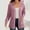 Pink, variant on Qulqfy Cotton Cardigans Women Pink Knitted Jersey Fall 2025 Open Front Cardigans Women Long Sleeve Tops with Pockets L