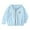 Blue, variant on PINQI Baby Dress Snowsuit Toddler Summer Boys Girls Long Sleeve Sun Proof Clothing Breathable Light Coat Light Air Conditioning Clothes Solid Color