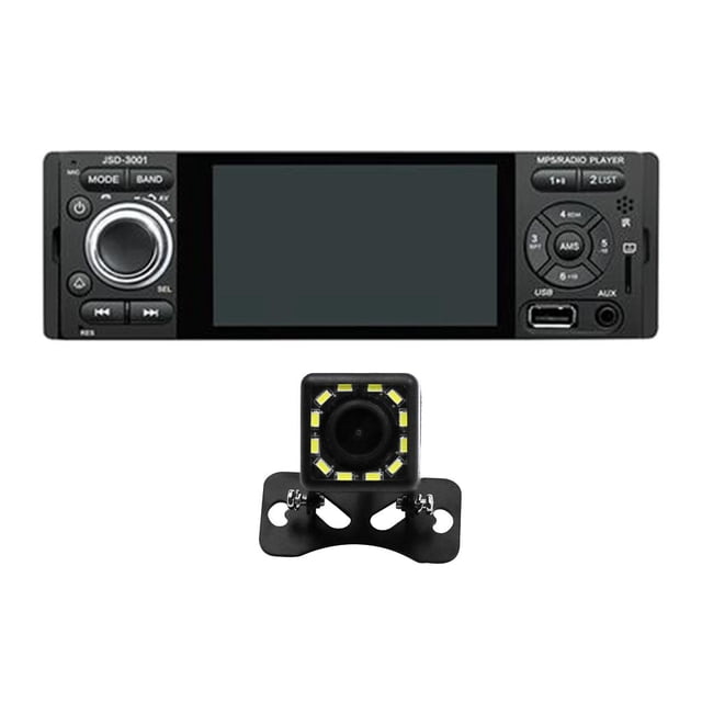 Reemplazos Reproductor Mp5 Coche Reparación con 12 Cámara Led/ Configuración de lámpara de Fondo Colorida,Pantalla Táctil HD Capacitiva Yotijar Reproductor MP5 para coche