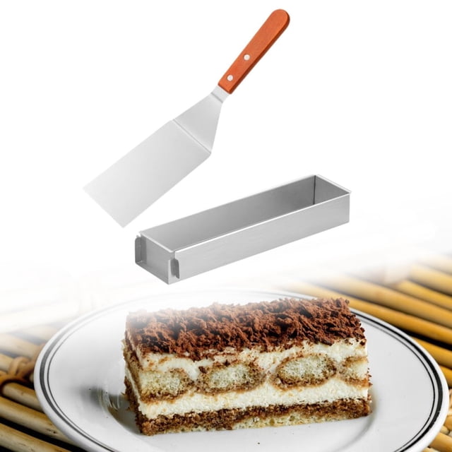 Molde rectangular para hacer tartas, tiramisú, resistente, para postres, tartas, molde extraíble, molde para hornear tartas para cocina, restaurante, corto