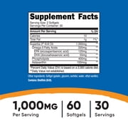 Nutricost Krill Oil 1000mg, 60 Softgels - Omega-3 EPA-DHA Krill Oil Supplement, with Superbakrill