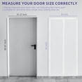thumbnail image 3 of NEWEEN Magnetic Screen Door - 38 Inch x 83 Inch Mesh Door Screen with Magnets, Door Net Fits Door Size 36 inch x 82 inch Hands Free Mesh Partition Keeps Bugs Out, 3 of 8