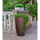 thumbnail image 1 of Ecobo Maceta de 71,1 cm de Alto | Ecológica, Duradera y Ligera | Para Uso en Interiores y Exteriores, Resistente a la Intemperie, Diseño Contemporáneo de Artesanos Brasileños - Marrón Jaspeado, 1 of 4