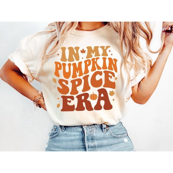 In My Pumpkin Spice Era T-Shirt Fall Spooky Season Coffee Lover T-Shirt