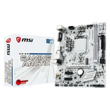 MSI Motherboard H310M GAMING ARCTIC - H310MGARC (Best Z77 Motherboard For Overclocking)